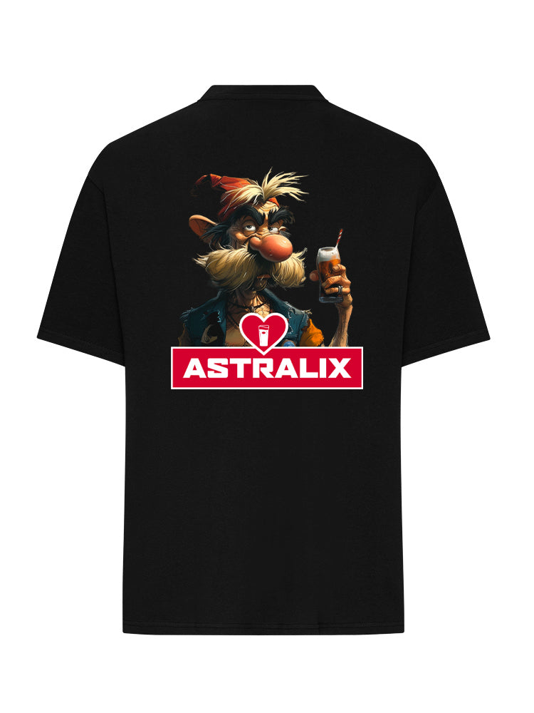 ASTRALIX T SHIRT OVERSIZE BLACK (BACKPRINT)